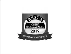 Best's | Client Recommended | 2019 | Insurance Attorneys